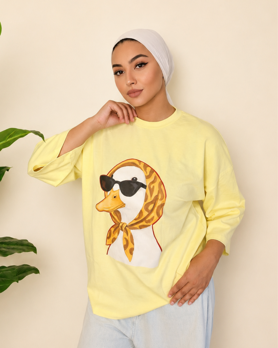Yellow T-Shirt - Cool Duck Print