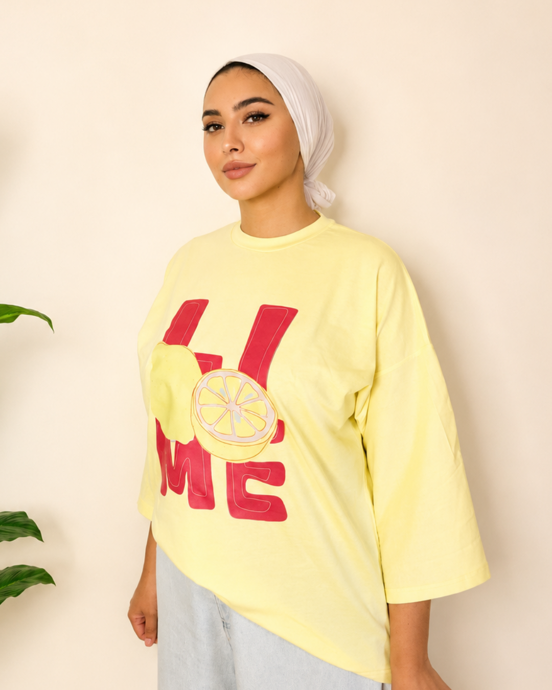 Yellow T-Shirt - Lemon Love Print